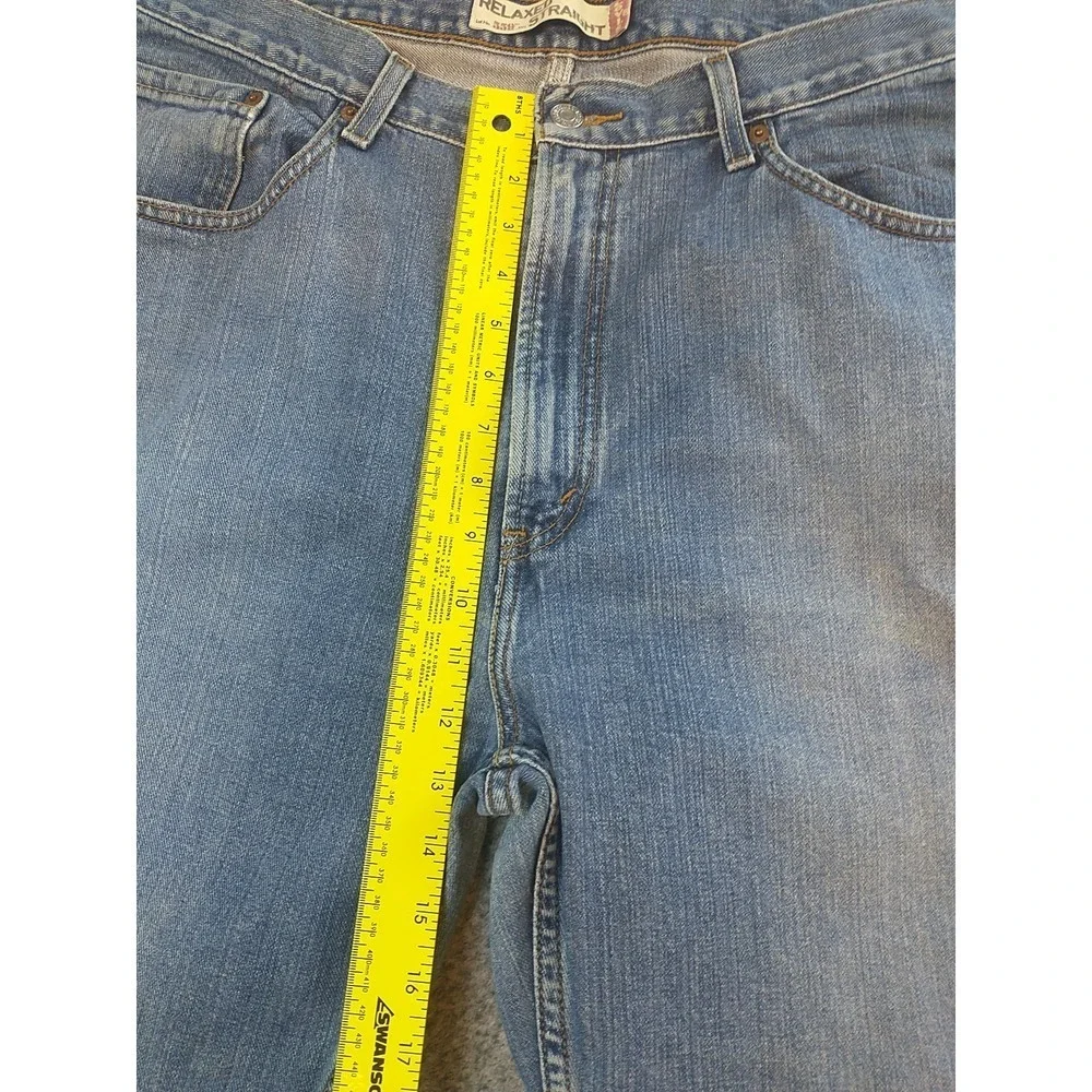 Levis 559 Relaxed Straight Jeans Mens 38x29 Blue Medium Wash Denim 100% Cotton